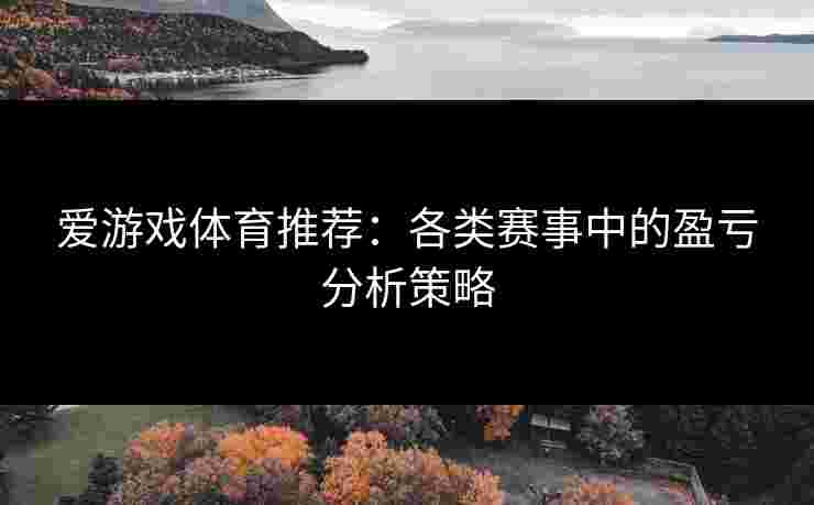 爱游戏体育推荐：各类赛事中的盈亏分析策略